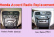 honda accord radio replacement