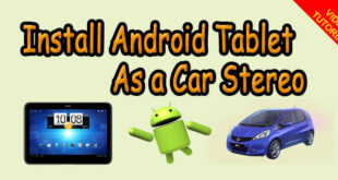 tablet as car radio