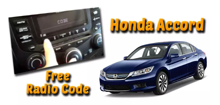 Honda Accord Radio Code Reset (5 Free Methods)
