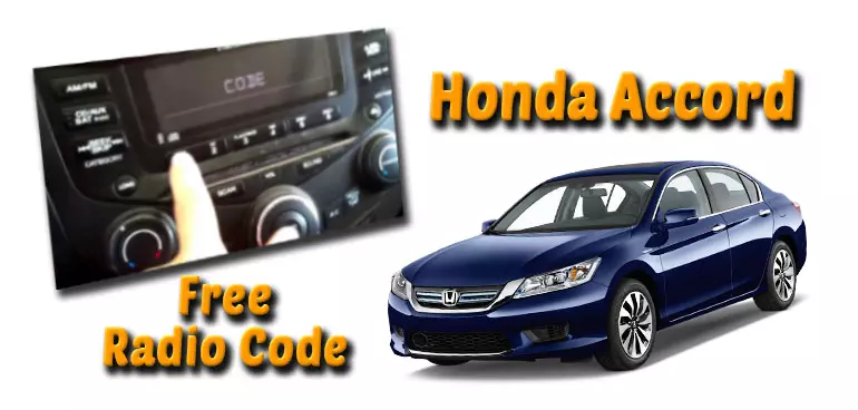 Honda Accord Radio Code